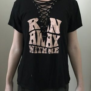 Express “run away with me” t-shirt